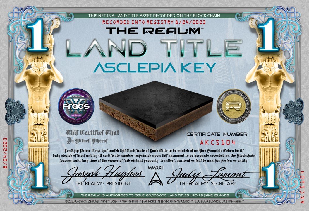 Asclepia Key Commercial Single #104