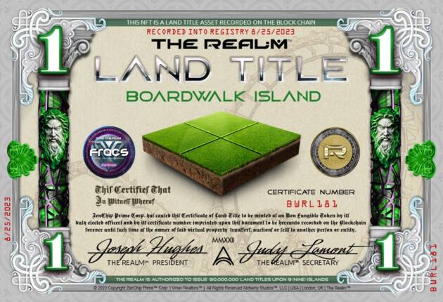 Boardwalk Island Residential 1 Acre #181