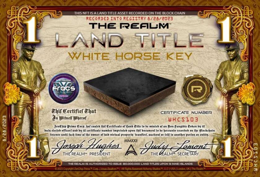 White Horse Key Commercial Single #103