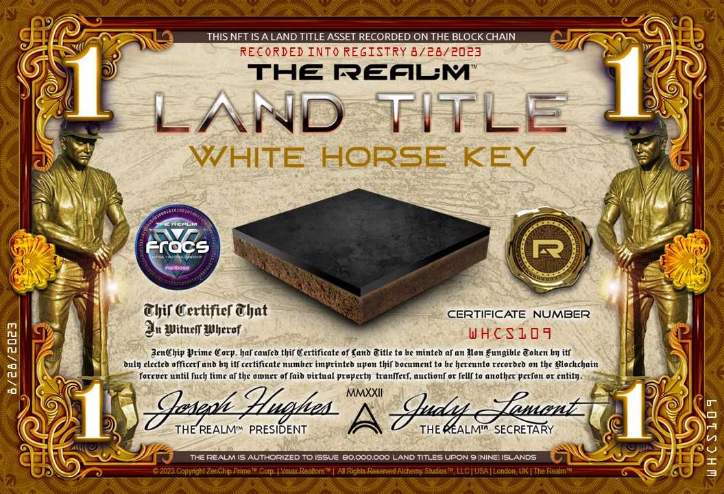 White Horse Key Commercial Single #109