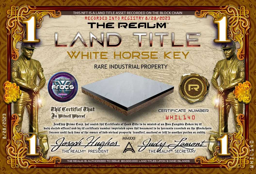 White Horse Key Industrial Large #140
